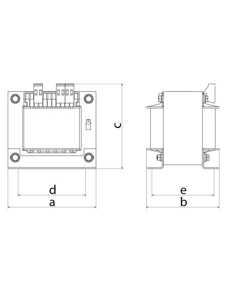 Einphasen-Transformator /  Steuertransformator 380/400/420V | 230V | 50VA
